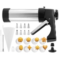 Churro Maker Machine Churrera and Piping Bag Churros Filler, Stainless Steel Churros Gu-n Kit with 8