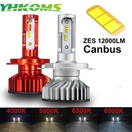 YHKOMS Mini Canbus LED H4 H7 H1 4300K 5000K 6500K 8000K Car Headlight H8 H9 H11 9005 9006 Auto LED L
