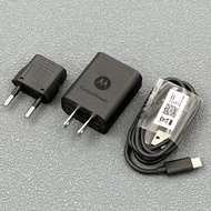 Original For Motorola E32 G35 G45 G53 G55 G24 G50 G22 G84 G75 G34 G62 G Fast Charger 18W Turbo Charg