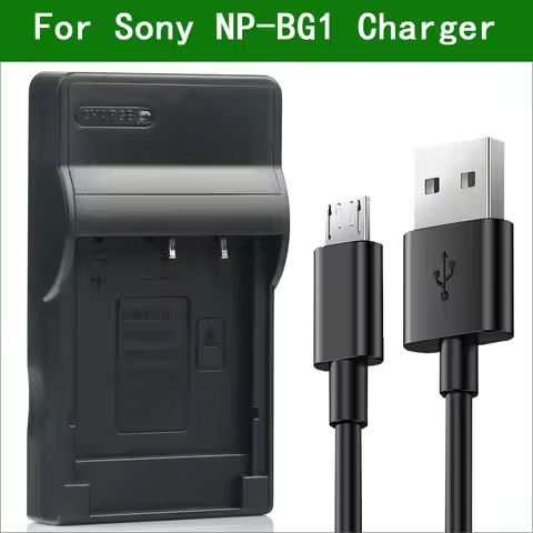 Lanfulang NP-BG1 NP BG1 FG1 USB Battery Charger for Sony DSC W150 W170 W200 W210 W215 W220 W230 W270