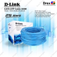 305M D-Link UTP Cable Cat6 305M 25AWG 1000Ft Ethernet Cable Cat6 New Packaging