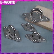 E-WOITD 1pc M5 M6 M8 M10 304Stainless Steel Ceiling Wall Mount Hook Heavy Duty Anchor Eye Plate For 