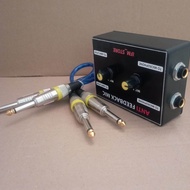 MODUL ALAT ANTI FEEDBACK MIC 2 IN 2 SATU SET ANTI DENGUNG NOICE MIKROFON UNIVERSAL KABEL WIRELESS