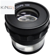 10X Stand Measuring Magnifier Scale Loupe Magnifying Glass 10X with Scaled Magnifier