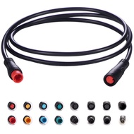 baluoqi Extension Cable 2Pin/3Pin/4Pin/5Pin/6Pin/8Pin/9Pin Waterproof Plug with A Single Connector D