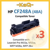 3 Units  CF 248 248X 48A 48X Black CF248A  CF248X Compatible Toner for Pro M15 M15a M15w M28w M28a p