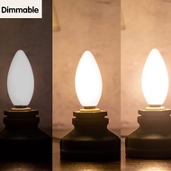 Dimmable LED Candelabra Bulb, 40W Equivalent LED Chandelier Bulb,e12 led Bulb 4000K, LED Filament Bu