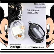 NEWs !! TEMPAT PENYIMPANAN ISI Semua Jenis Kecil Earphone / Headseat / Ear Phone / Handseat / earpod