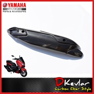 กันร้อนท่อไอเสีย NMAX 155 ALL NEW เคลือบลายเคฟล่า กันร้อน D-Kevlar Duke Shop อะไหล่แท้เบิกศูนย์ อะไห