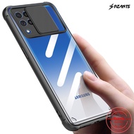 Samsung Galaxy M62 F62 Galaxy A12 M12 Hard Soft Casing [Lens Protection] Soft Case Clear Back Hard C