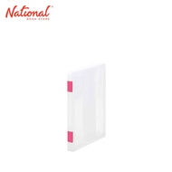 Livin Box File Case Ofa03 A4 2Lock Plastic Transparent, Pink