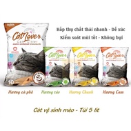 Ostech Cát Vệ Sinh Cho Mèo Khử Mùi Diệt Khuẩn Catlover 10L các hương - Petemo Pet Shop