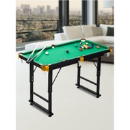 Pool table with equipment