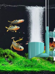 1入組水族箱氧氣板，納米泡氣體分離器，密集氧氣增量板，全年適用於魚類