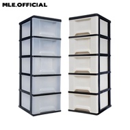 Century Drawer 5 TIER Clothes Cabinet Laci Kabinet Plastik Almari 5 TINGKAT Rak Penyimpanan Pakaian 