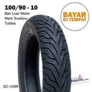 Ban Luar Tubeless 100/90 Ring 10 Vespa Gorilla Monkey Merk Swallow