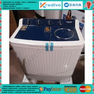 POLYTRON Mesin Cuci 2 Tabung  PWM7358 7KG