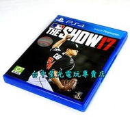 缺貨【PS4原版片】☆ 美國職棒大聯盟17 MLB17 THE SHOW17 ☆【英文亞版 中古二手商品】台中星光電玩