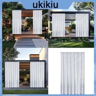 UKI Outdoor Water proof Polyester Curtain For Patios Rain Protections Privacy Control