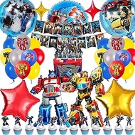 47Pack Trans·form·ers Party Supplies, Trans·form·ers Birthday Decorations Set for Boys-Opti·mus Prim