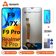 Original LCD For OPPO F9 F9 Pro A7X Realme 2 Pro Display Touch Screen Digitizer Assembly Replacement