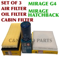 AIR FILTER,OIL FILTER,CABIN FILTER, for MITSUBISHI MIRAGE G4,MITSUBISHI HATCHBACK