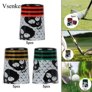 [Vsenkes] 5Pcs Golf Iron Ferrules Replacement Covers for Sports Men Women Golf Course