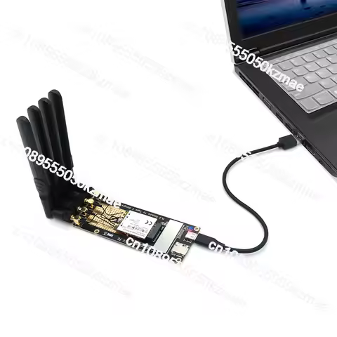 M.2 to USB-C/3.0 5G/4G module adapter, with Nano SIM card slot, support remote RM500Q/RM500U/SIM8200