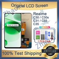Original Realme C30 C30s C31 C33 C35 LCD Display Touch Screen Replacement