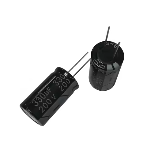 200V330uf 18x35mm aluminum electrolytic capacitor 330uf 200v 200v330mf 330mf200v 200v330mfd 200Vdc 2