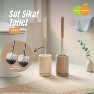 GS Premium Toilet Brush with Holder, Practical & Hygienic Toilet Cleaning Tool
