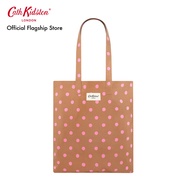 Cath Kidston MFS Shiny Bookbag Spot Camel กระเป๋า กระเป๋าถือ กระเป๋าแคทคิดสตัน