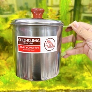 Ca inox uống nước có quai kèm nắp đủ size 9cm đến 12cm- Ca cốc inox kèm nắp tiện lợi