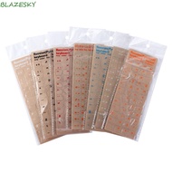 BLAZESKY Keyboard Letter Sticker Hebrew For PC Russian Film Notebook Laptop Accessories Korean Langu