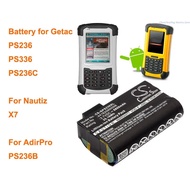 Cameron Sino 6800mAh Battery for AdirPro PS236B, For Getac PS236, PS336, PS236C, For Nautiz X7