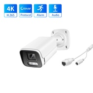4K POE IP Camera Audio Video Surveillance Camera 5MP 8MP Outdoor Waterproof CCTV Security Camera H.2