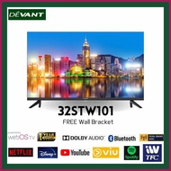DEVANT:Eq^32STW101/qH32{DO<inch'tv<HD'bo<Ready'Za<webOS'nt<TV'XK<- Netflix, YouTube, Disney+