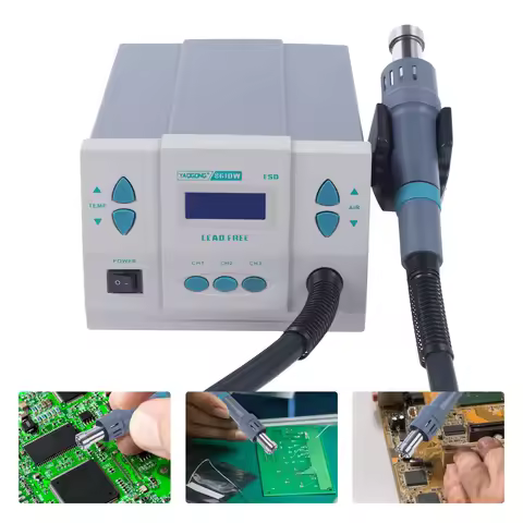 1000W Soldering Hot Air Heat Gun Hot Digital Display Air Rework Station Digital Display Quick Statio