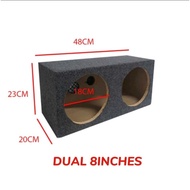 1PC Speaker Box Dual 8inches (Box only)