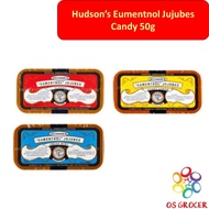 Hudson's Eumenthol Jujubes Candy 50g