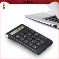 kokiya Number Pad 2.4G Portable 2 in 1 Smart Durable Rechargeable Calculator for Accounting Finance 