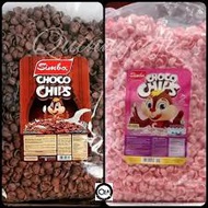Coco crunch coklat simba choco chips pink rainbow 100 gr