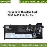 L18C3P72 Battery For Lenovo ThinkPad T490 T495 P43S P14s 1st Gen L18C3P71 L18L3P73 L18M3P74 L18M4P73