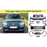Volkswagen tiguan 2020 2021 2022 2023 facelift R line front bumper grill grille fender arch flare bo