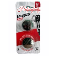 Energizer CR2032 Lithium 3V Battery 2s