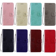 For Samsung Galaxy A02s A02 M02 M02s A72 A52 A42 A12 A32 A21s M51 Case Leather Flip Cover 3D Flower Wallet Cover
