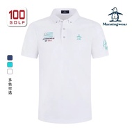 MUNSINGWEAR Golf Men's Short-Sleeved T-Shirt Summer Fashion Casual Sports Quick-Drying Polo Shirt
