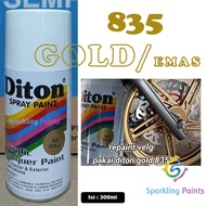 Pilox Diton Gold 835 300ml Gold Color Shiny Glossy Motorcycle Car