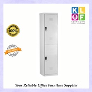 KLOF 2 Door Compartment Steel Locker / Almari Besi 2 pintu berkunci / Almari Baju Besi