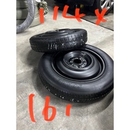 NEW BARU SPARE TIRE TYRE TAYAR 114 x 16”